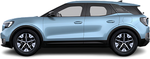 Side view photo of Ford Explorer EV Standard Range RWD (2024-…) on transparent background