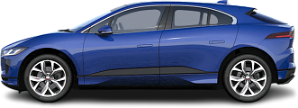 Side view photo of Jaguar I-Pace EV320 (2020-2024) on transparent background