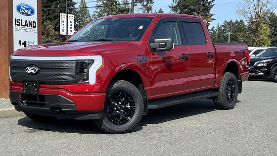 Video: Ford F-150 Lightning XLT + 98 Kwh Std Range, 8 Way Power Driver Seat Review | Island Ford 25224