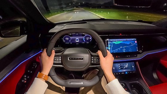 Video: 2025 Jeep Wagoneer S Launch Edition - POV Night Drive (Binaural Audio)
