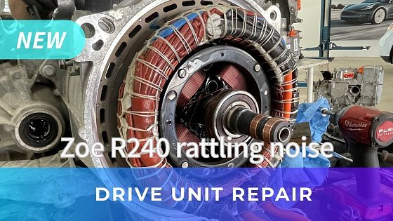 Video: Renault Zoe - R240 Electric Motor Remanufacturing - Milling sound