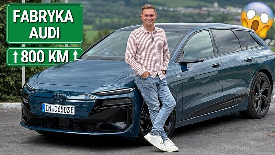Video: Zobacz zanim kupisz AUDI A6 e-tron ? JADĘ DO FABRYKI AUDI!