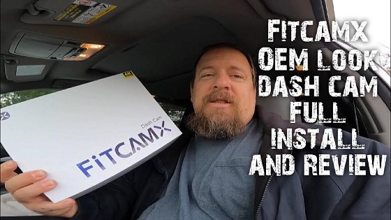 Video: Fitcamx 4k Dash cam review and install