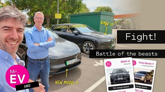 Video: Electric SUV fight! BMW iX vs Tesla Model Y. Who's going to win?