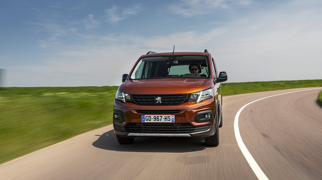Peugeot e-Rifter Standard 50 kWh (2021-2024) front fascia, grille, headlights, bumper, exterior
