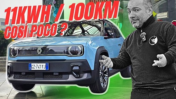 Video: La Renault 4 elettrica è davvero efficiente? Test consumi reali