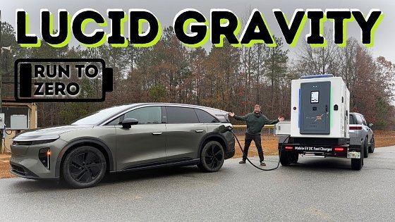 Video: Driving The Lucid Gravity All The Way Until It Dies! Huge Buffer Below 0% In Our Run To Zero Test