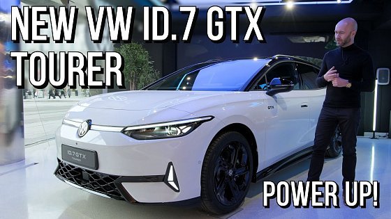 Video: VW ID7 GTX TOURER // FIRST LOOK &amp; IMPRESSIONS // A VERY PROMISING SPORTY FAMILY EV