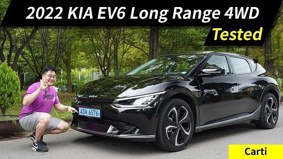 Video: New! 2022 KIA EV6 Long Range 4WD Review - Test Drive and Road Test - &quot;The Best Electronic Car?&quot;