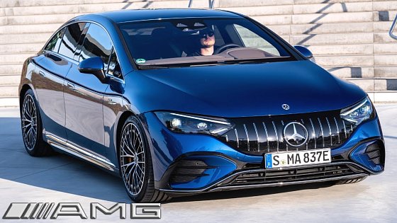 Video: 2023 Mercedes AMG EQE 53 4Matic+ in Spectral Blue