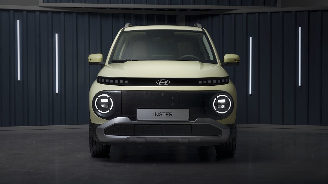 Hyundai Casper (Inster) Electric Standard Range (2024-...) front fascia, grille, headlights, bumper, exterior