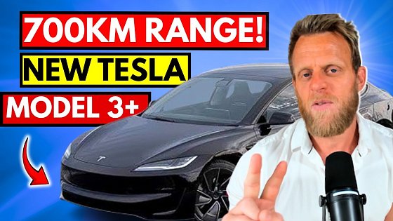 Video: Tesla Officially Reveals NEW Model 3+ with 700km range and New Motor