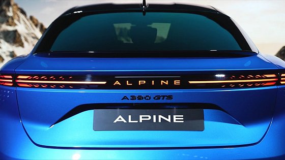 Video: New 2026 Alpine A390 GTS Most Beautiful Coupe SUV Firstlook