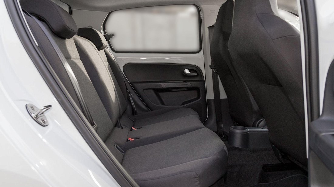 Volkswagen e-Up! 36.8 kWh (2020-2023) rear seats, back seats, passenger seats, legroom, headroom, interior
