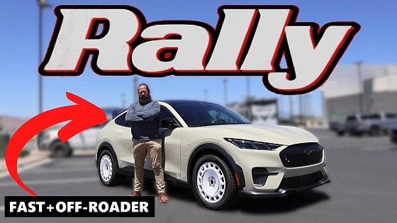 Video: 2025 Ford Mustang Mach-e Rally: This Is Actually Really Fun!