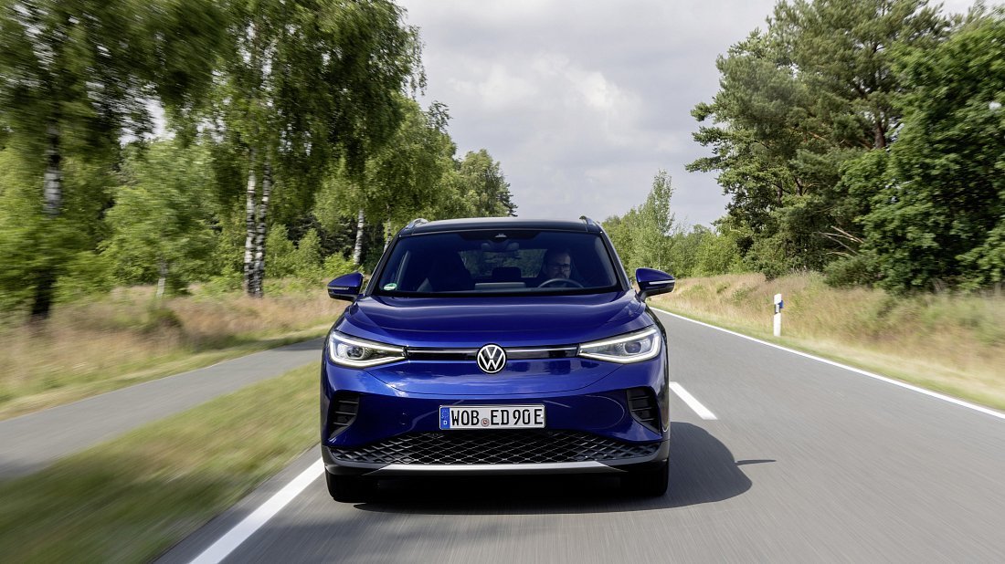 Volkswagen ID.4 Pro 4MOTION (2022-2023) front fascia, grille, headlights, bumper, exterior