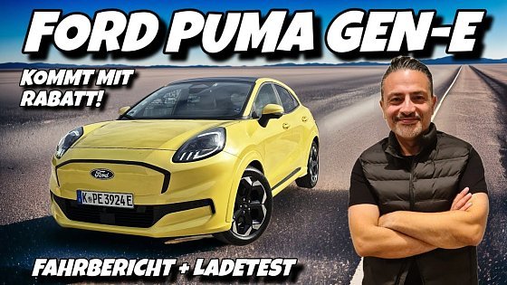 Video: MIT RABATT! Ford Puma Gen-E im ersten Test. Ladezeit und Reichweite uvm.