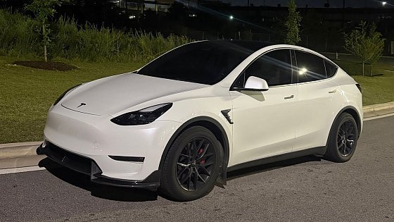 Video: TESLA MODEL Y PERFORMANCE TRACK MODE NIGHT DRIVE POV