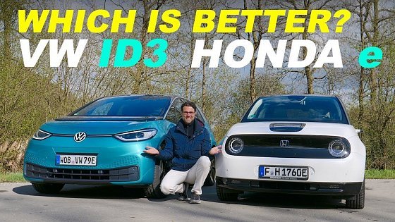 Video: Honda e vs VW ID3 comparison REVIEW - what’s the best small EV ?
