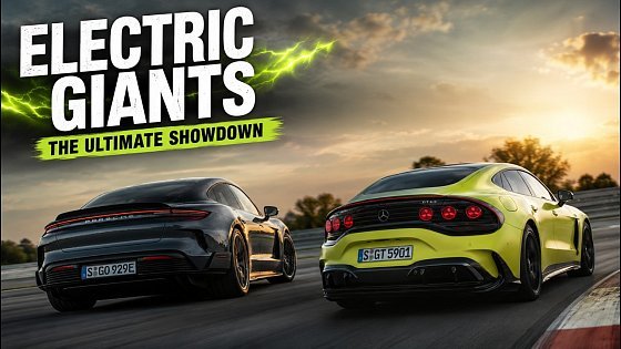 Video: Porsche Taycan Turbo GT vs Mercedes AMG EV Monster