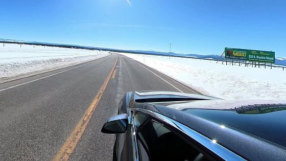Video: Winter trip to Bozeman Montana, Tesla Model X Long Range Plus