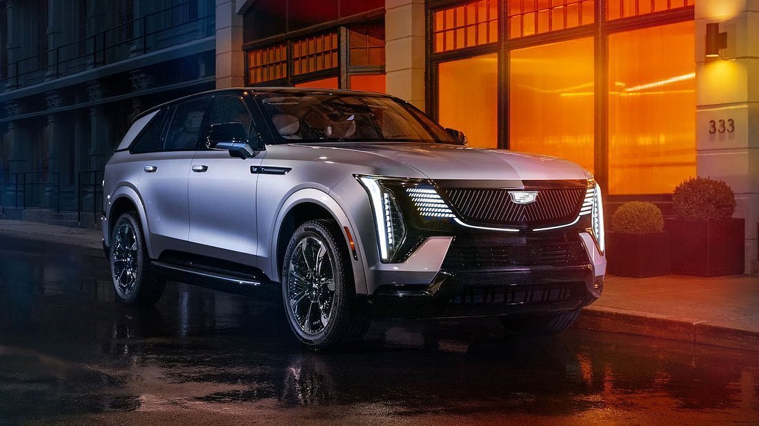 Cadillac Escalade IQ First Edition (2024-…) front fascia, grille, headlights, bumper, exterior