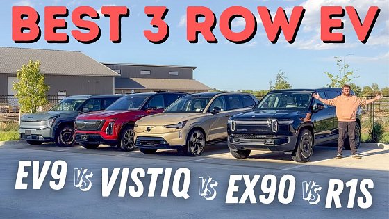 Video: This Is The 3-Row Electric SUV To Buy! Volvo EX90 vs Rivian R1S vs Kia EV9 vs Cadillac Vistiq