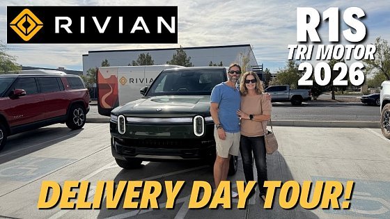 Video: 2026 Rivian R1S Tri-Motor Delivery Day Tour - Our First EV Vehicle