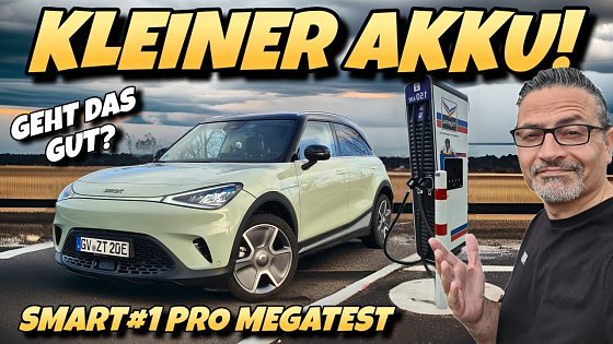 Video: Lädt schnell säuft viel! E Auto Smart #1 PRO Megatest.