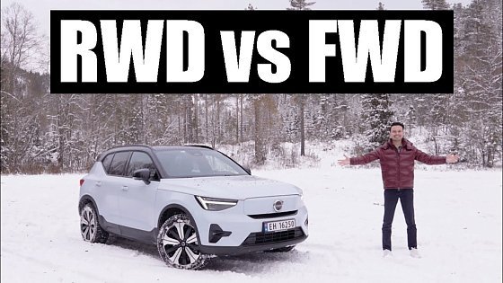 Video: MY24 Volvo XC40 Winter Test | RWD VS FWD IN THE SNOW