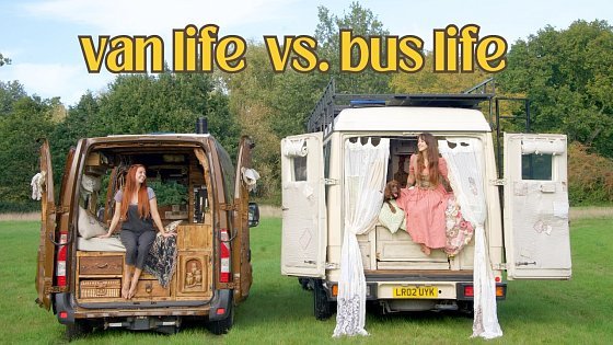 Video: I Swapped My Tiny Van for a Cottagecore Bus! (feat. Bus Off with Josie)