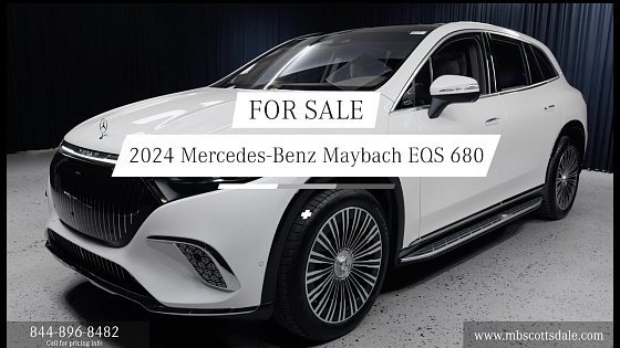 Video: New EV 2024 Mercedes-Benz EQS Maybach EQS 680 SUV - MB of Scottsdale