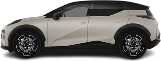 Side view photo of Zeekr X Long Range RWD (2023-…) on transparent background