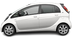 Photo Citroën C-Zero Gen 1 (2010-2020) side view, tranparent background
