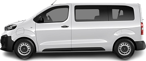Photo Citroën e-Jumpy Combi XL 50 kWh (2020-2024) side view, tranparent background