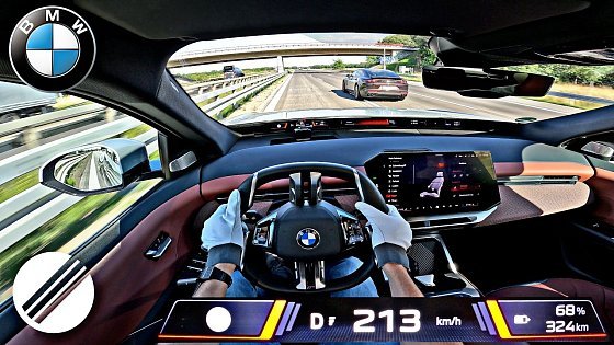 Video: 2027 BMW iX3 50 xDrive Top Speed Drive on German Autobahn?