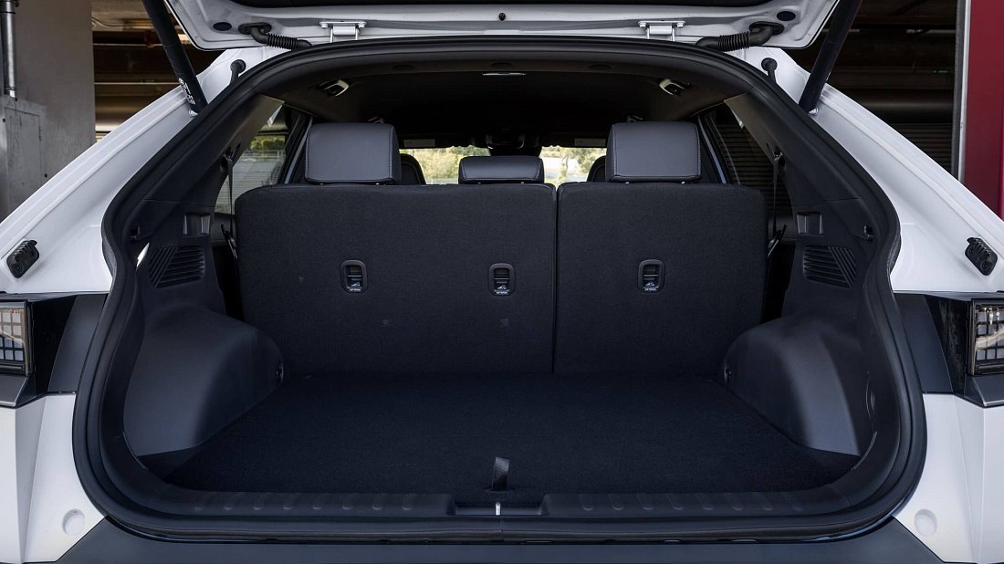 Hyundai Ioniq 5 N (2023-…) trunk, boot, seats up, seats upright, cargo space, cargo volume, cargo capacity, storage