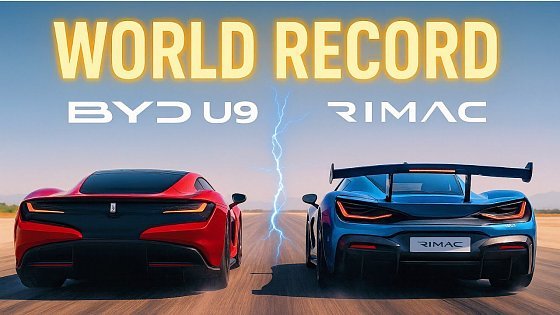 Video: RIMAC NEVERA R vs BYD U9 TRACK EDITION: The Ultimate Electric Hypercar Showdown!