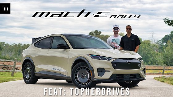Video: 2025 Ford Mustang Mach E Rally - The 2ND MOST FUN EV