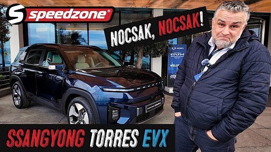 Video: SsangYong Torres EVX (2024): Nocsak, nocsak! - Speedzone teszt