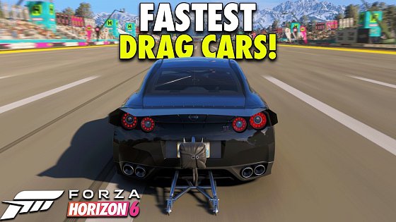 Video: Top 5 FASTEST Drag Cars in Forza Horizon 6