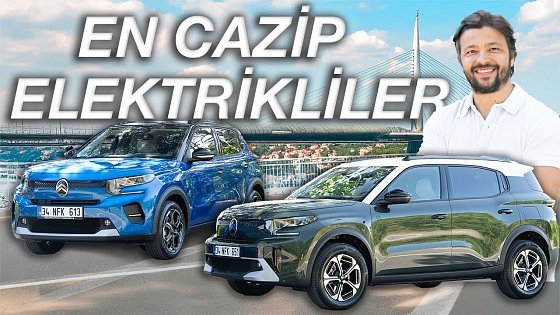 Video: Citroen E-C3 & Citroen E-C3 Aircross Test Sürüşü - 1 Milyon TL'ye Elektrikli!