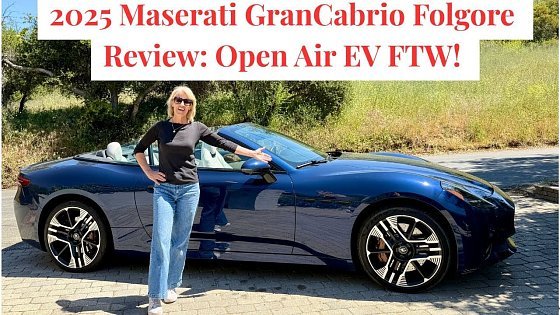 Video: 2025 Maserati Gran Cabrio Folgore Driven: Drop Top EV FTW!