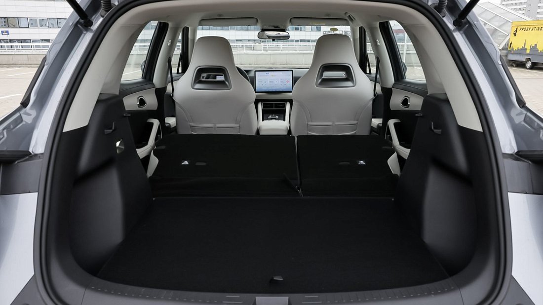 BYD Atto 2 Active FWD (2025-…) trunk, boot, expanded, folded seats, maximum volume, max cargo, max capacity, max storage