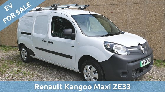 Video: Renault Kangoo Maxi ZE33 electric van (still like new) - NOW SOLD