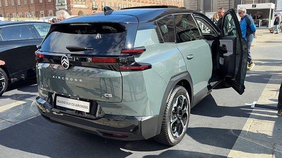 Video: New CITROEN C5 AIRCROSS 2026 - amazing GREEN color on sunshine, INFOTAINMENT system & trunk