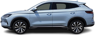 Side view photo of BYD Seal U Design (2024-...) on transparent background