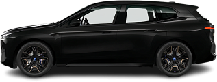 Side view photo of BMW iX M60 xDrive (2022-2025) on transparent background