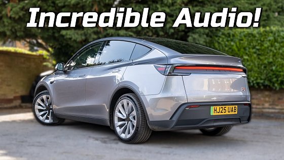 Video: New Tesla Model Y Audio Review: 9-speaker RWD vs 16-speaker AWD!