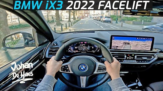 Video: BMW iX3 2022 FACELIFT 286 HP POV TEST DRIVE